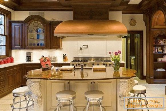 Dizajn kuhinje Catherine Zeta-Jones in Michael Douglas