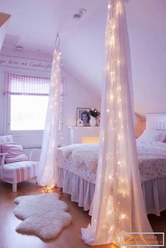LED osvetlitev v spalnici