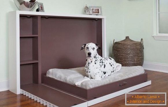 Zložljiva postelja za psa