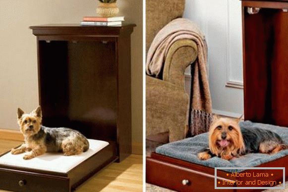 Zložljiva postelja za psa