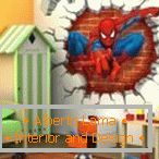 Spiderman na steni