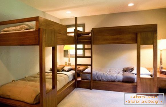 Dupleks postelje za hotelske sobe