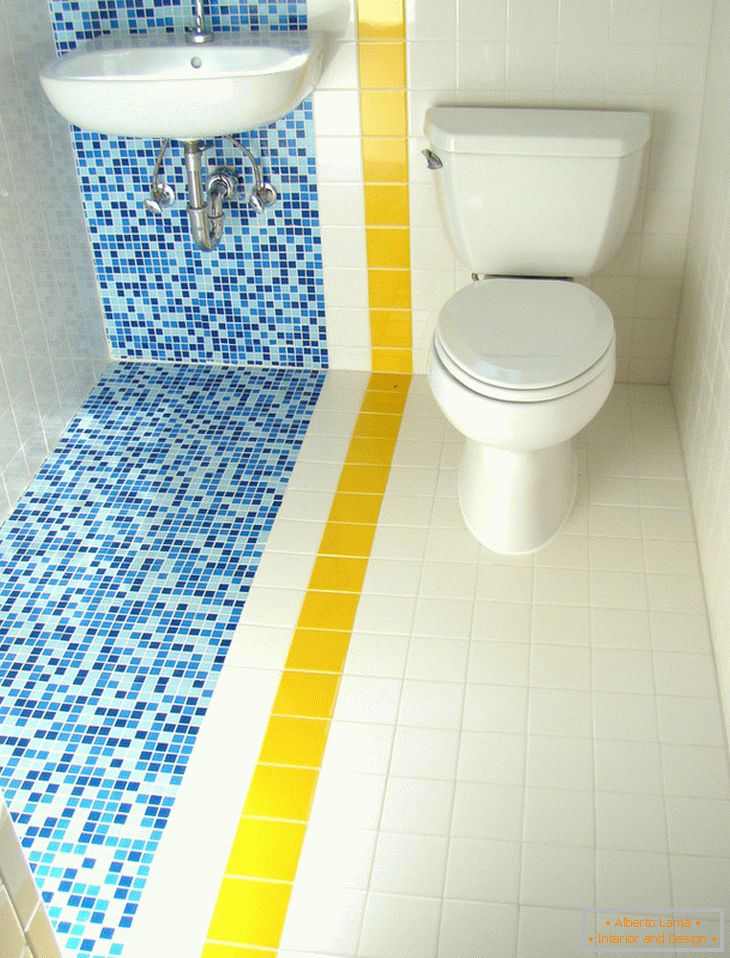 Barvita zasnova kopalnice