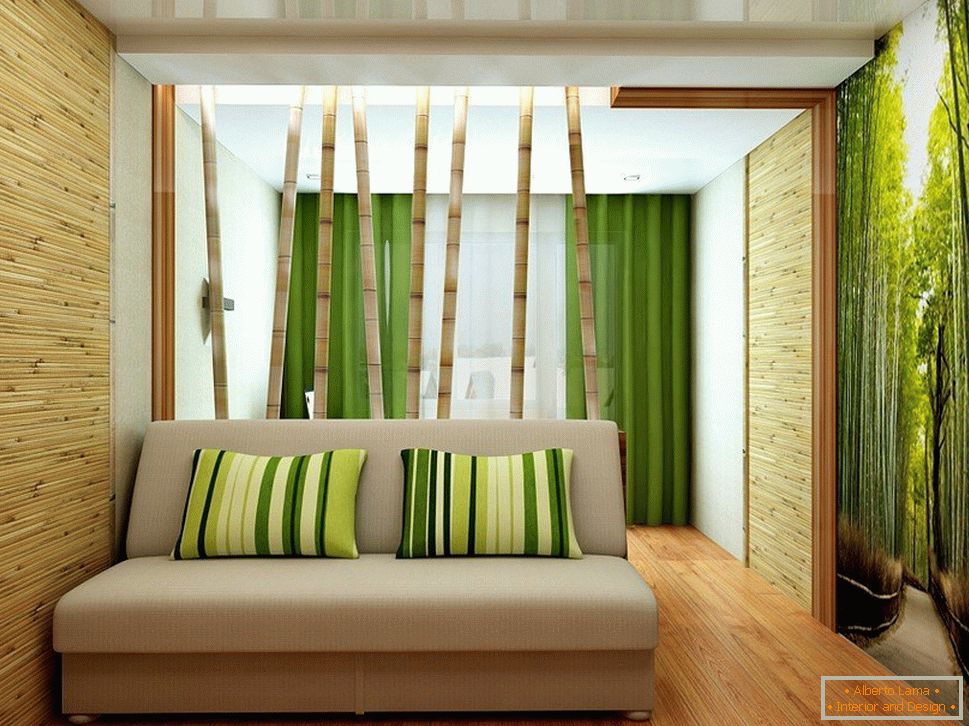 Bambus debla za kavčem