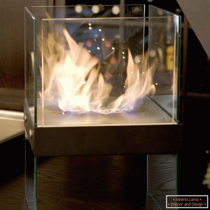 Priljubljeni kamini akvariji, ki refrakcijo svetlobe iz ognja povečajo igro vrhuncev. 