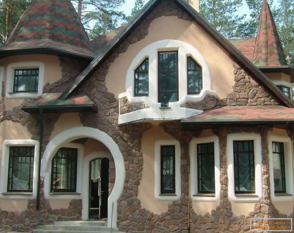 Okrasite fasado hiše z dekorativnim kamnom