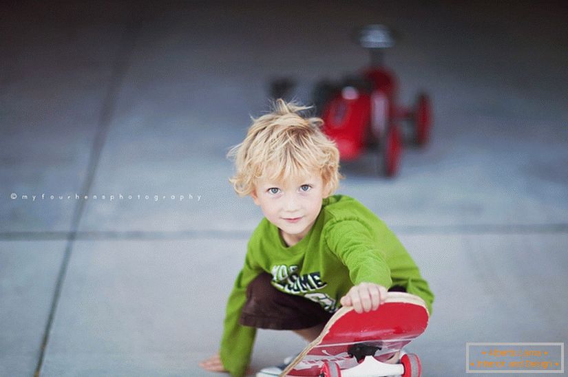 Fant na skateboardu