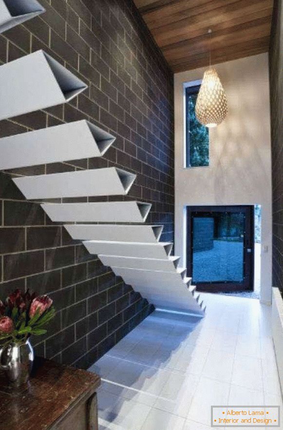 Zasnova stopnišča v zasebni hiši, fotografija 3
