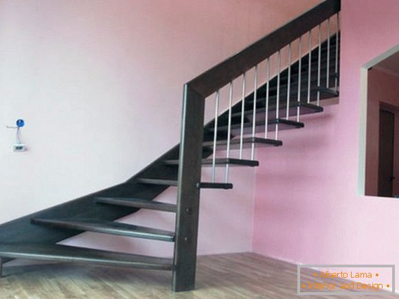 Oblikovanje stopnišča v zasebni hiši, foto 7