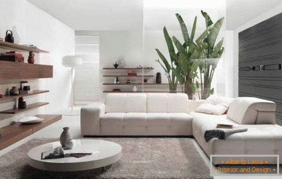 Stil minimalizma z notranjostjo zasebne hiše