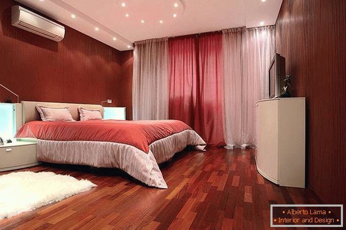 rdeča spalnica design, fotografija 9