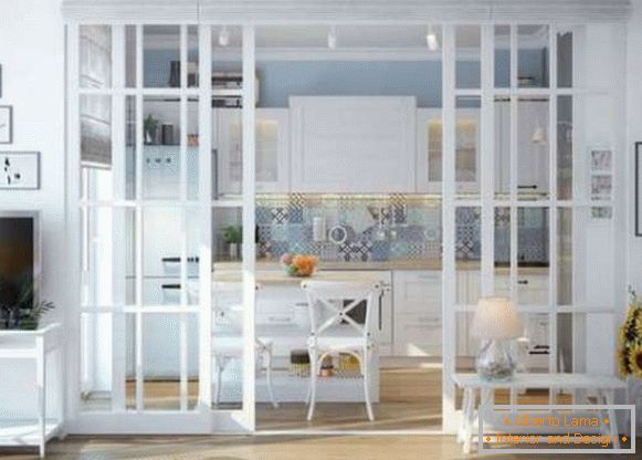 zasnova dnevne sobe v kombinaciji s kuhinjo, foto 37