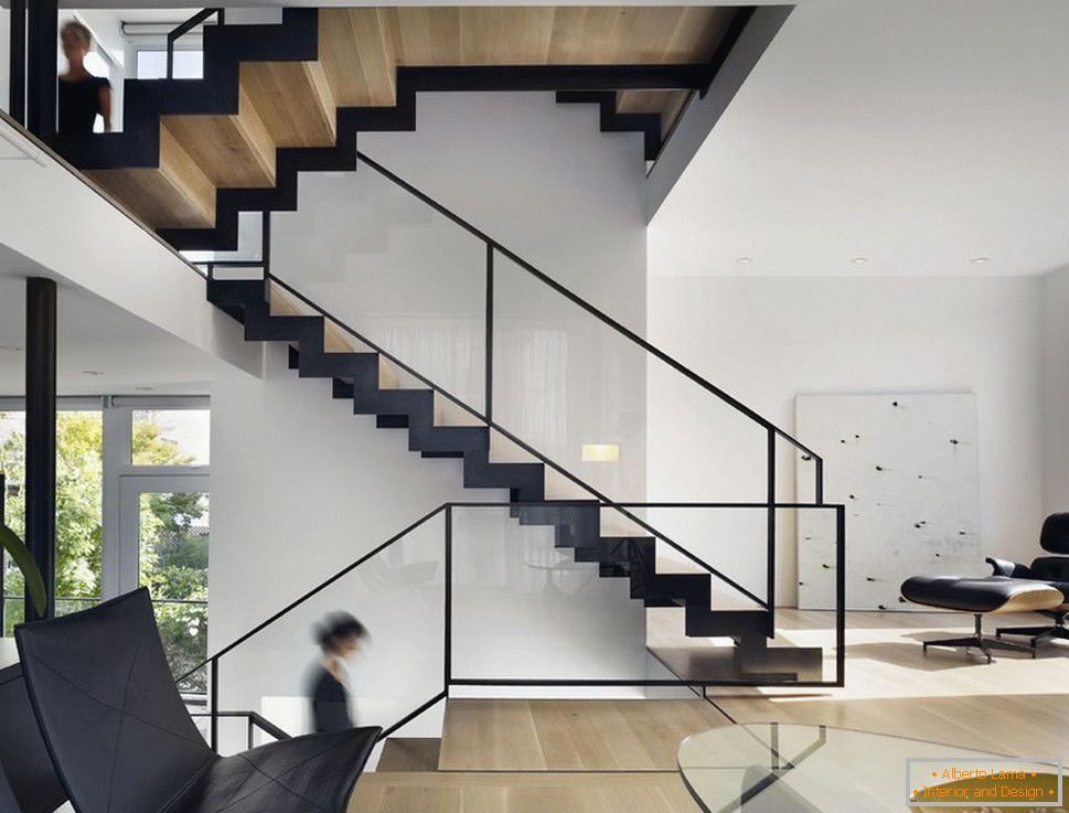 Moderno stopnišče za hišo