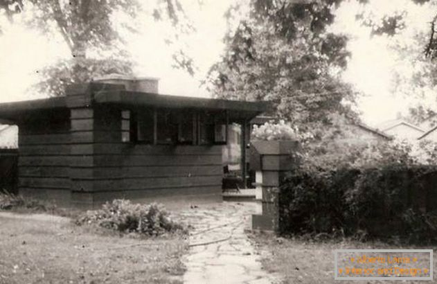 Oblikovanje mini hiše Frank Lloyd, 1935
