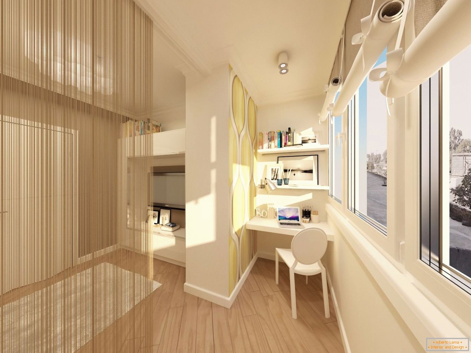 Studio apartma 36 m2 z balkonom