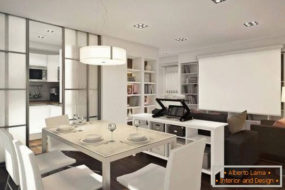 Udobno oblikovanje 1-sobno stanovanje 45 m2