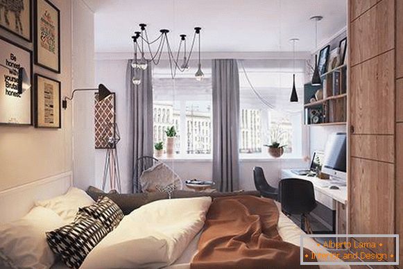 Najboljše možnosti oblikovanja za enosobno stanovanje 40 m2
