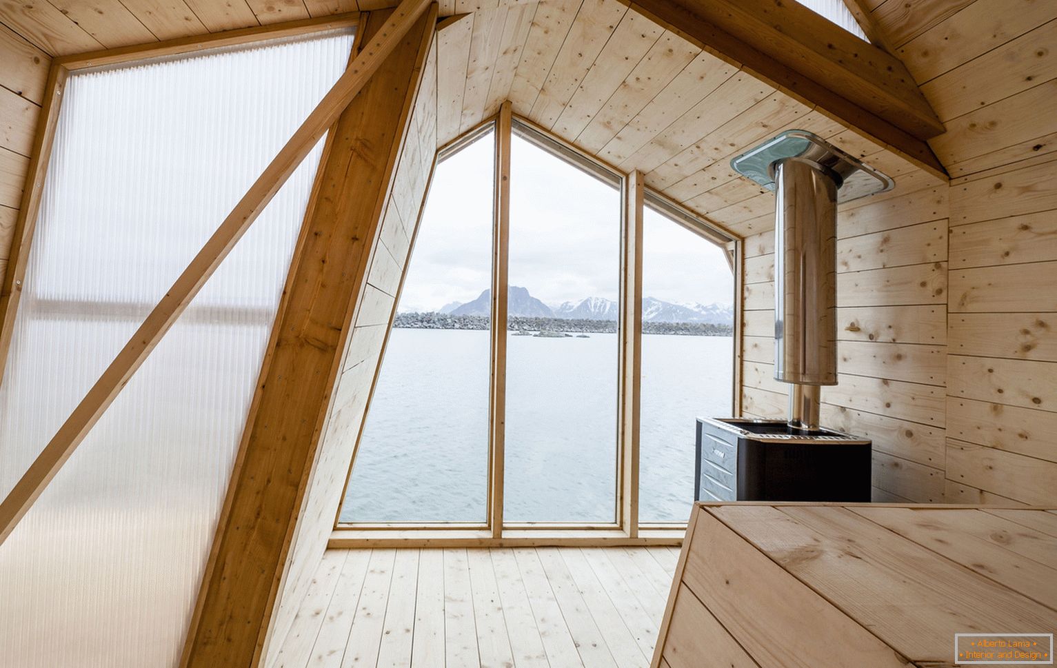 Oblikovanje ribiške hiše na Norveškem