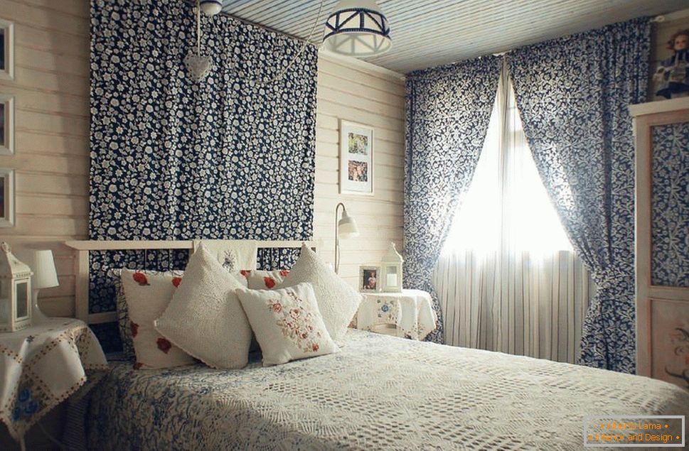 Tekstilna dekoracija spalnice