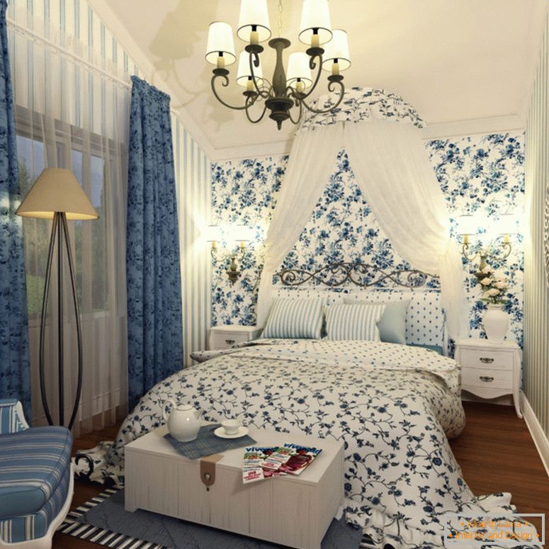 spalnica v stilu Provence-21