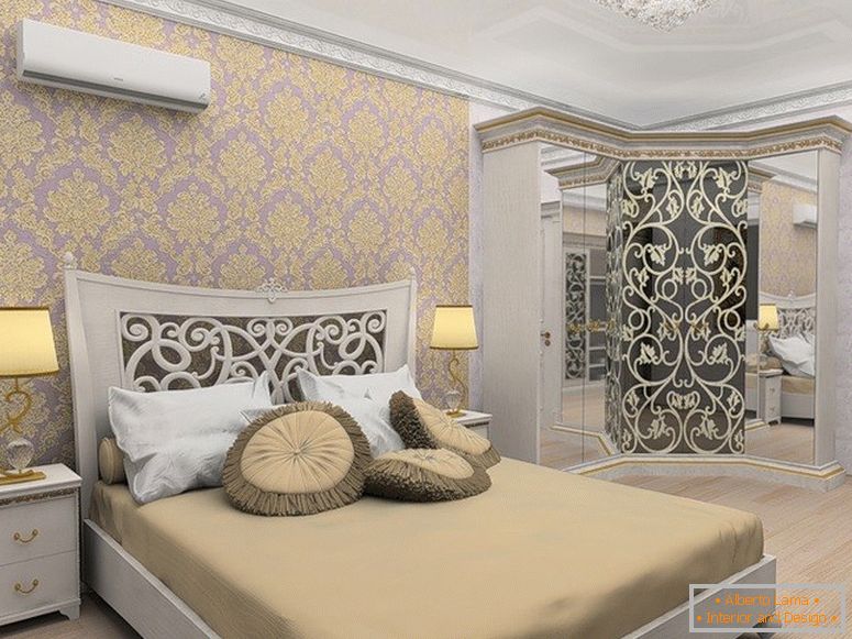 Luksuzen spalnica dekor