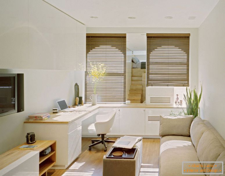 moderne-elegantne-majhne-apartmajih-oblikovanje-da-je-belo-moderno-betonsko-sten-can-be-dekor-z-modernimi-rjavimi-sofami-da-lahko-dodate-lepote-znotraj