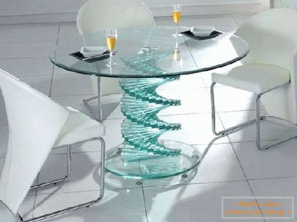 oblikovalske mize iz stekla, foto 9