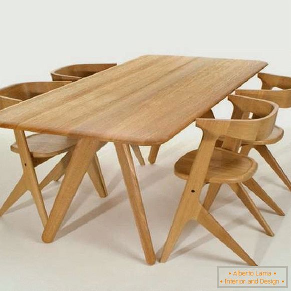 leseni oblikovalski stoli, foto 36