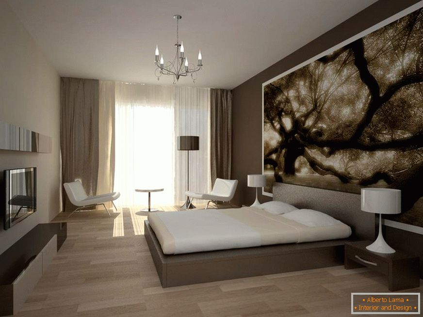 Stil minimalizma je idealen za organiziranje notranjosti majhnih spalnic.
