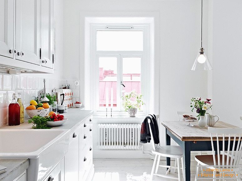 Notranjost modernih apartmajev na Švedskem