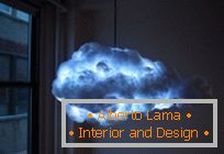 Ta interaktivna oblak svetilka bo prinesla nevihto v vašo hišo