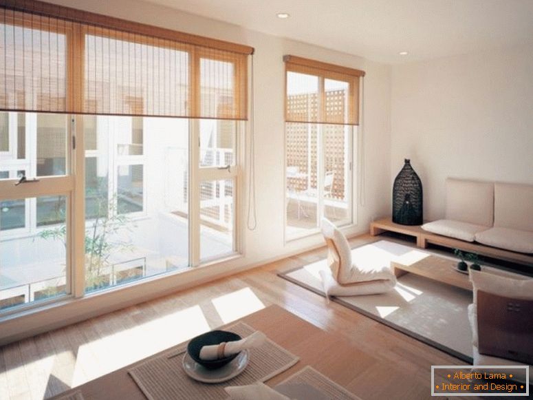 Dnevna soba v japonskem slogu