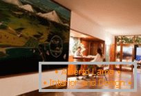 Iconic Antumalal hotel v Čilu, ustvarjen pod vplivom Frank Lloyd Wright