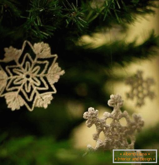 Pletene igrače na božično drevo