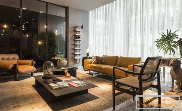 Luksuzna moderna dnevna soba design