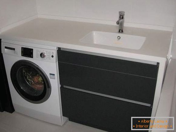 dizajn kopalnice s pralnim strojem, foto 12
