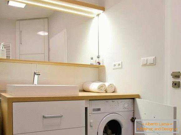 dizajn kopalnice s pralnim strojem, foto 8