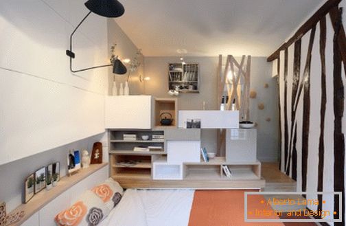 Notranja oblika majhnega stanovanja od Julie Nabuchit