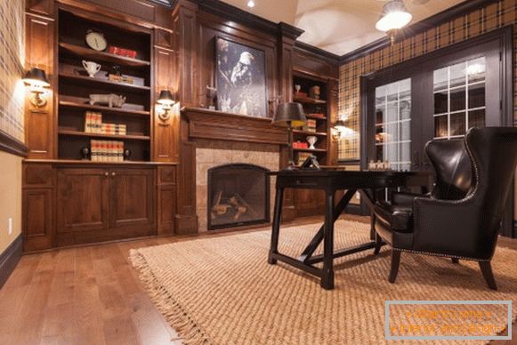 Viktorijanski slog kabinet v fotografiji stanovanje
