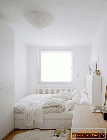 Racionalna postavitev spalnice v majhnem stanovanju