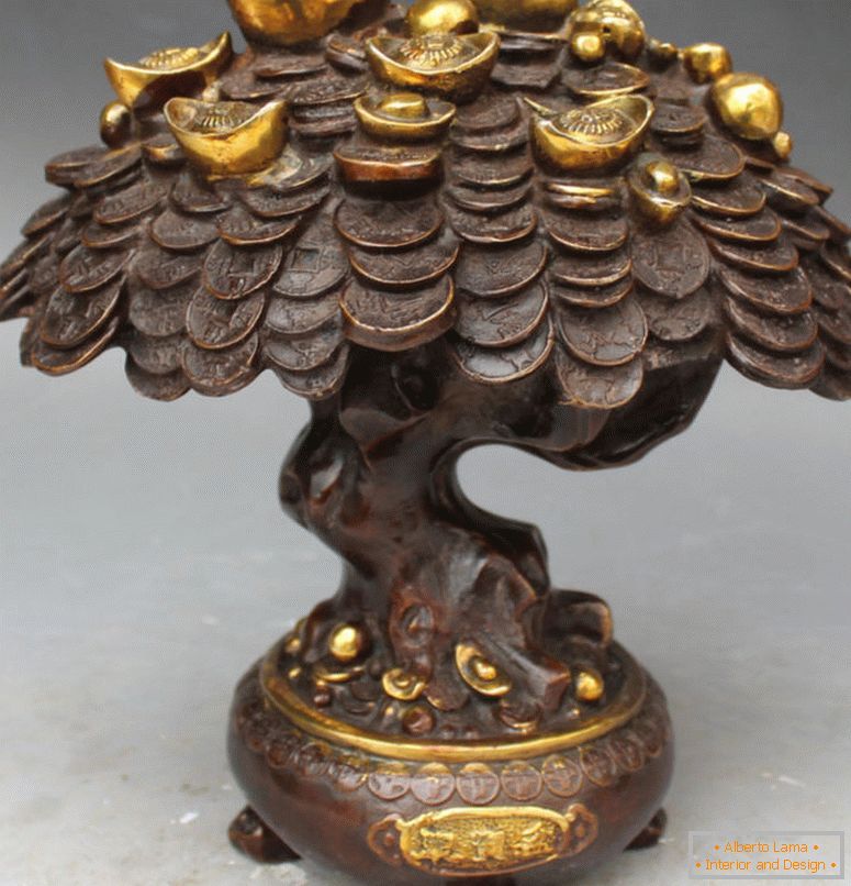 10-kitajsko-bronasto-svinjsko-feng shui-laki-bogastvo-denar-juanbao-kovanca-drevo-kip