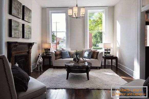 Kako urediti pohištvo v dnevni sobi - foto notranjost zasebne hiše