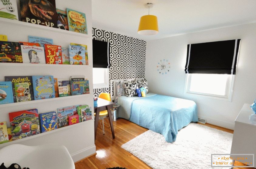 Lepe in preproste police za otroško sobo