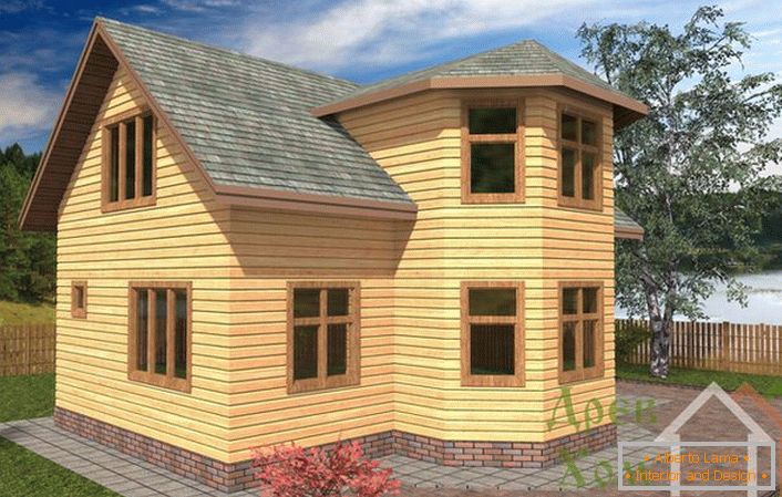 Projekt lesene hiše