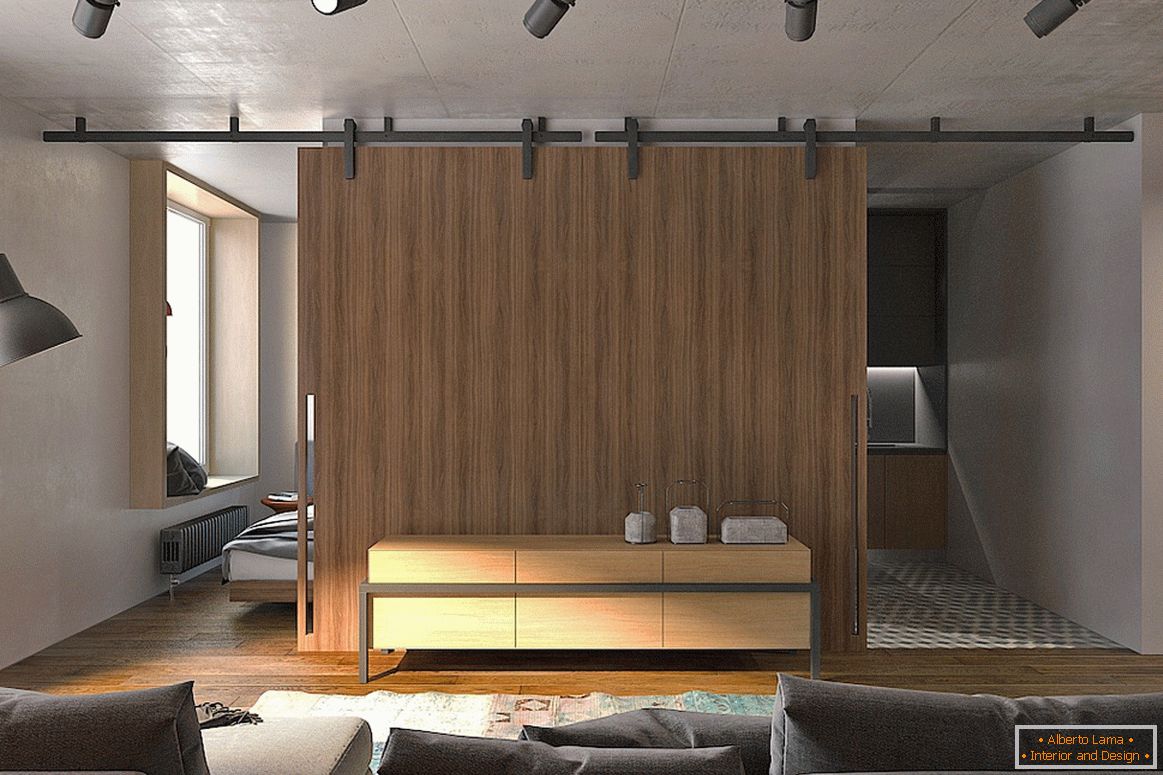 Notranjost studio apartmaja iz Lugerin Architects - fotografija 3