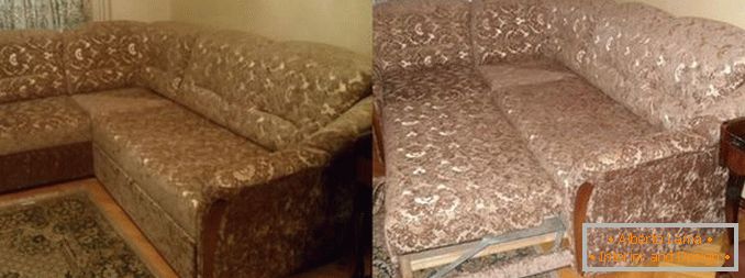 Preobremenjenost oblazinjenega pohištva pred in po njej, fotografija 14