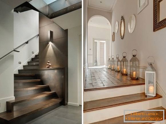 Stopnice v ozadju v hiši - ideje za oblikovanje fotografij
