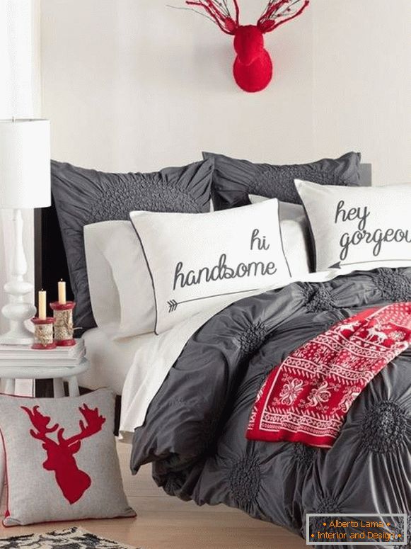 Novoletni dekor-za-spalnico v sivih tonih