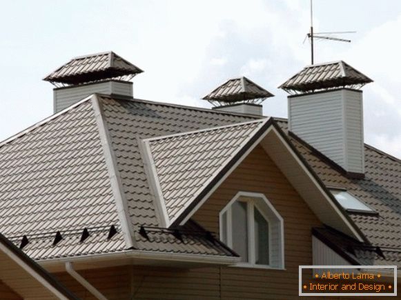 Strešna streha iz kovinske ploščice 1