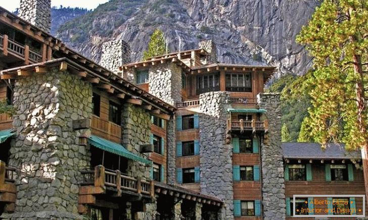 Hotel v gorah (Ahwahnee, Yosemite)